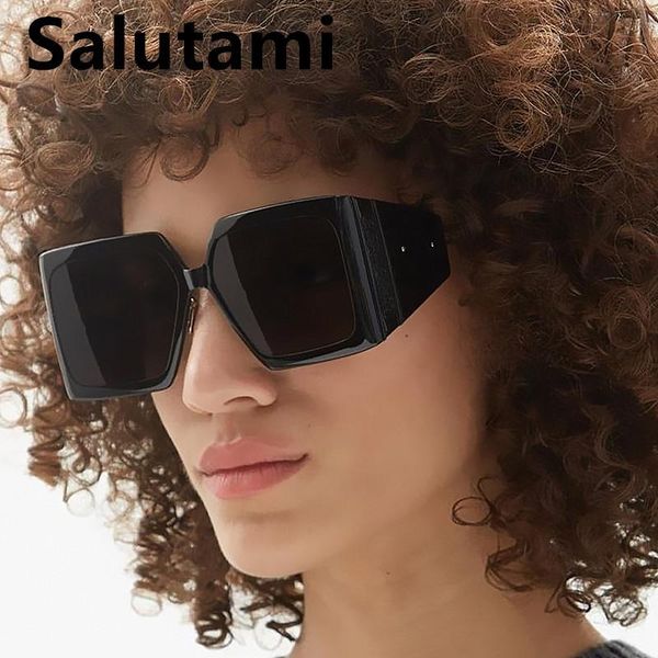 

sunglasses vintage oversized wide leg square for women black gradient uv400 sun glasses men retro shades big, White;black