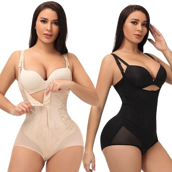 Shapers da donna Double Tummy Hip Lift Plasticità Corsetto Pancia piatta Spalline Full Body Shapewear Shaping Suit Beauty Petto CorsettoDonne