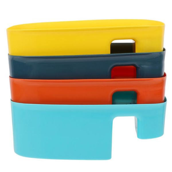 

hooks & rails 4pcs useful kitchen draining basket multi-functional storage for home