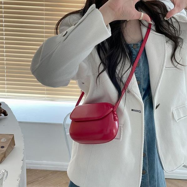 

evening bags vintage red mini versatile simple messenger
