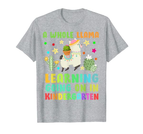 

Kinder Llama Cactus Teacher Student Back To School Gifts T-Shirt, Mainly pictures