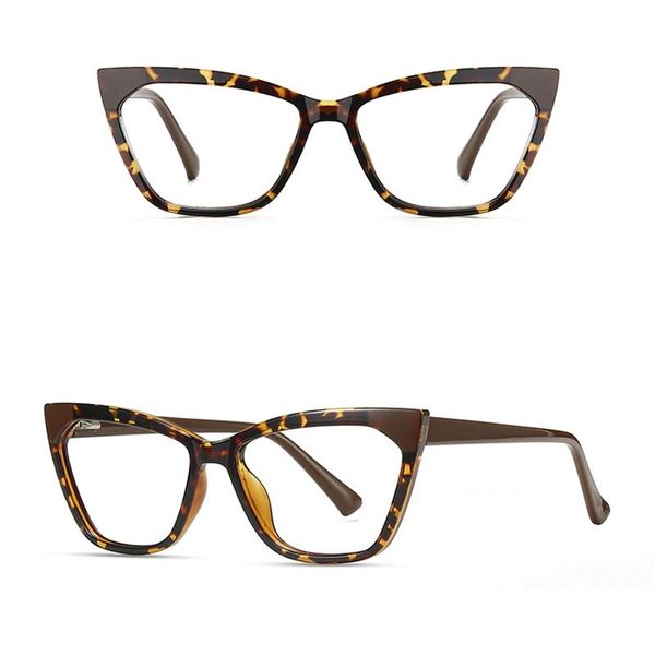 

sunglasses womens anti blue ray computer glasses ladies light blocking readers for women eye cats replaceable lens spectacles frames, White;black