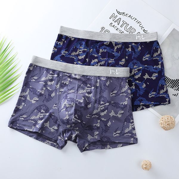 

men's traceless nylon underwear men's boxers wood pulp fiber boxers, Black;white
