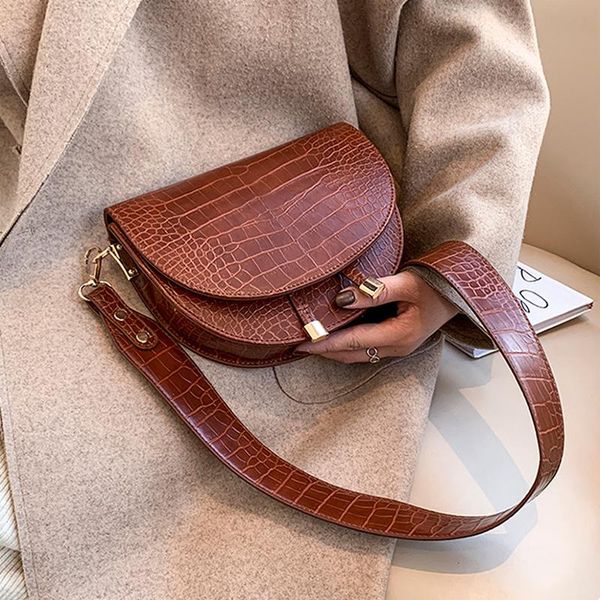 Vintage Animal Imprime Sacos Crossbody para Mulheres Dupla Correias Saco De Ombro Moda Designer Handbags Mensageiro Feminino Bolsa