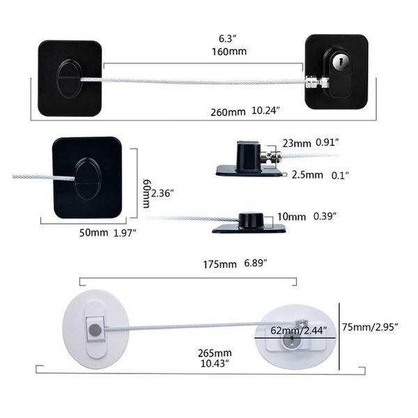 

carriers, slings & backpacks p31b child safety lock window kids security refrigerator door limit with key protector device adhesive