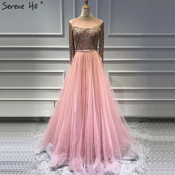 

party dresses rose gold o-neck sequined prom 2021 a-line latest design sparkle gowns serene hill bla60976, White;black