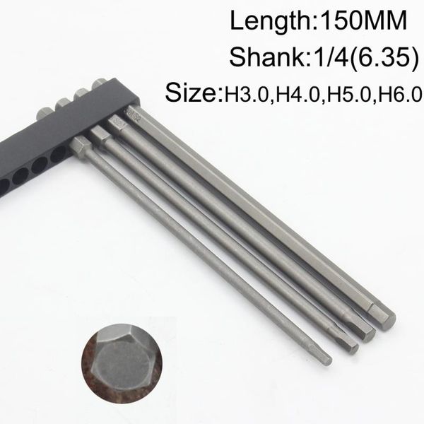 

hand tools 1pc 150mm lenth hex shank magnetic head screwdriver bits electric