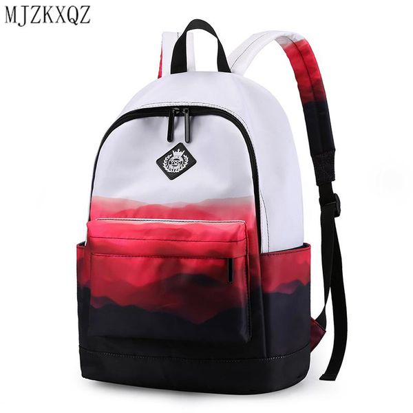 

backpack mjzkxqz women nylon waterproof backpacks for school teenagers girls casual harajuku back pack ladies travel bag men mochila sac