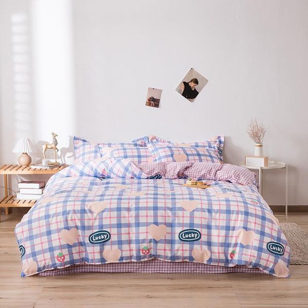 

bedding sets machine washable 4 pieces set 1 duvet cover,2 pillow shams and bed sheet  ,king ,twin ,full size