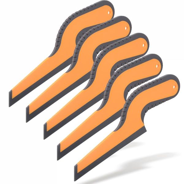 

car sponge ehdis 5pcs cleaning scraper tools rubber edge handled squeegee window water remover wiper styling glass washing accessories