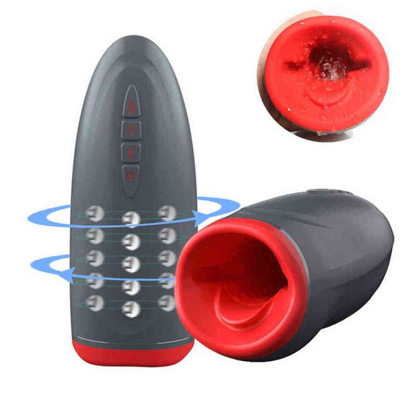 Nxy Masturbatori per uomini Giocattolo del sesso Tazza per masturbazione automatica Real Sucking Masturbatore maschile Strong Clip Aspirazione Pompino Gola profonda Orale per dispositivo 1214