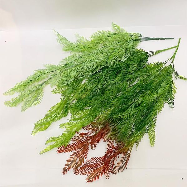 

cm plastic fern leaf rattan wedding christmas diy hanging decoration simulation mimosa false flower decorative flowers & wreaths