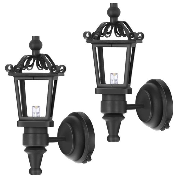 

wall lamp 2pcs decorative mini doll house accessory home decoration