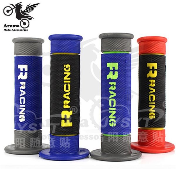 

handlebars dirt pit bike motocross 7/8" handlebar rubber gel hand grips moto anti-slip handle bar motorbike decors scooter accessories