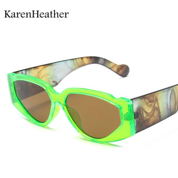 

sun glasses karenheather luxury small square glasses for women men fashion cat eye shading uv400 retro brand designer, White;black