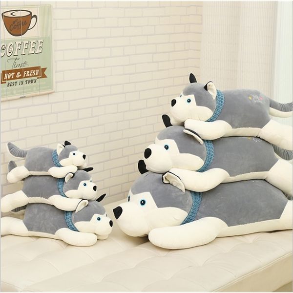 

husky plush toy down cotton dog pillow lovely doll girl gift