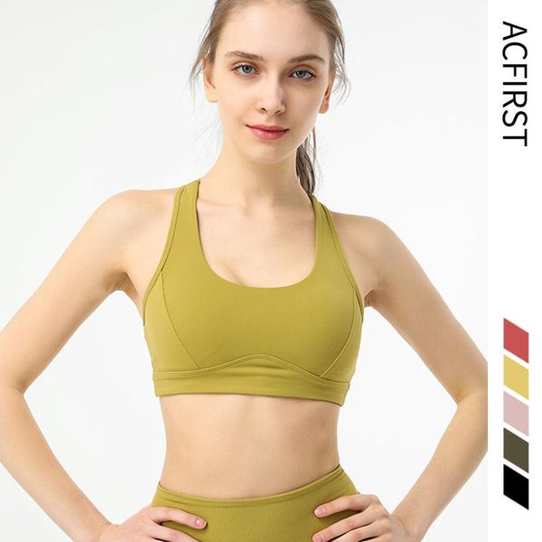 

gym clothing acfirst women green fitness bras breathable hollow out sports bra yoga athletic running workout push up sport, White;black