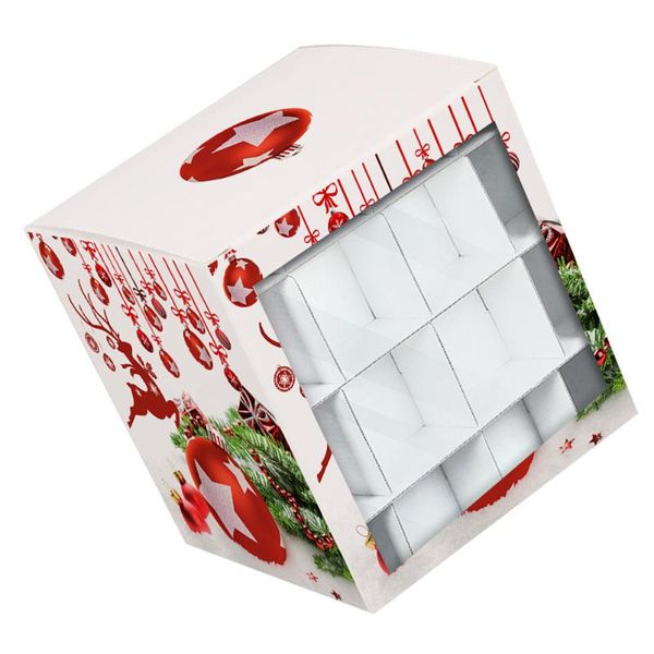 

tissue boxes & napkins 1pc xmas ornament storage box christmas divider case