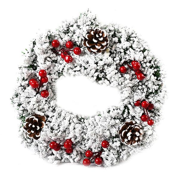

decorative flowers & wreaths big bow christmas wreath for home decoration window front door wall hanging props in stock