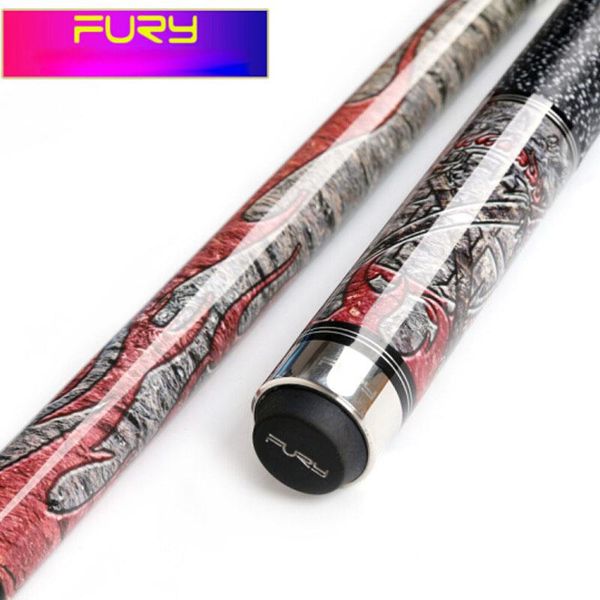 

arrival fury pool cue stick 12.75mm 11.75mm with hard black case billiard cues