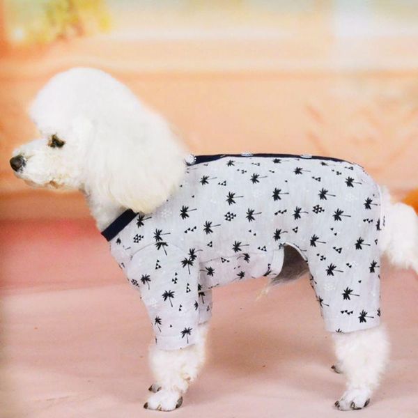 

100% cotton stripes dog jumpsuit pajamas coats clothes pet apparel sleepwear comfortable cloth clothing