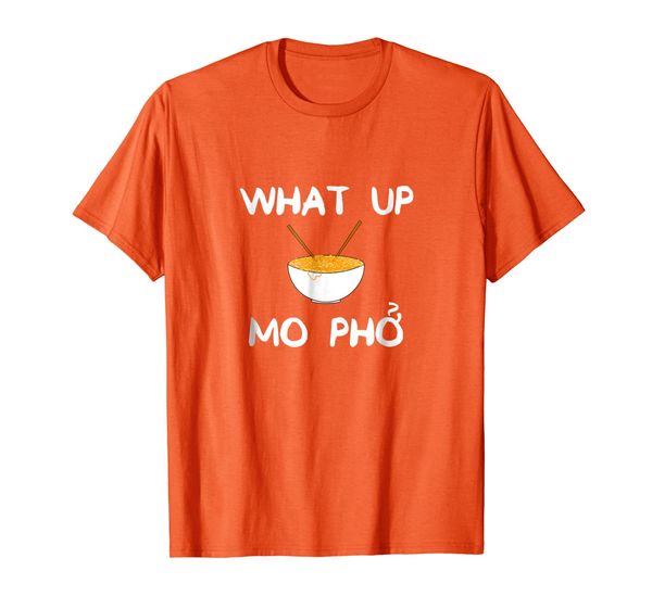 

hilarious funny what up mo pho t-shirt with bowl noodles wht, White;black