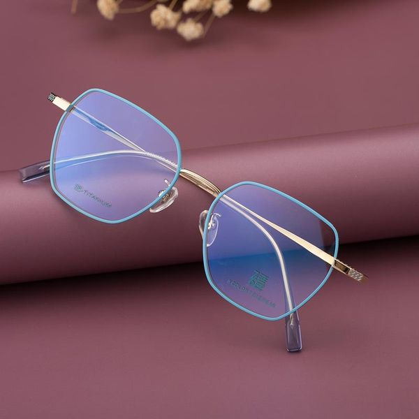 

fashion sunglasses frames pure titanium glasses frame men comfortable large acetate eyeglasses ultra light square myopia optical, Black