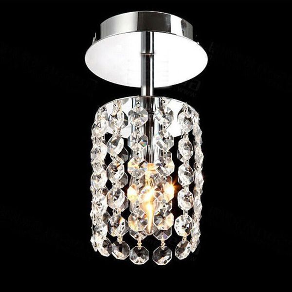 

ceiling lights simple modern k9 crystal led corridor lamp home deco cloak room balcony e14 bulb light fixture