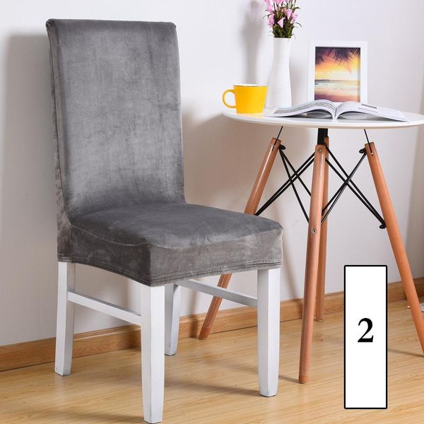 

chair covers velvet thickening plus home cover wedding decoration solid colors polyester spandex dining for