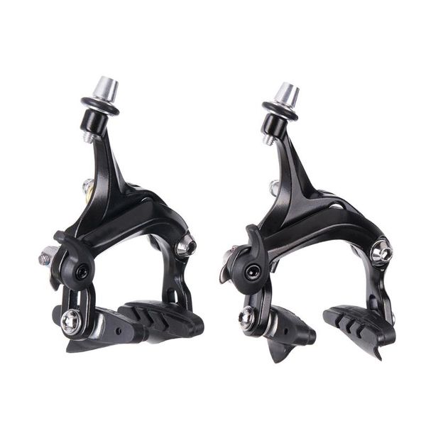 

bike brakes 1 set bicycle brake racing road dual pivot aluminum side pull caliper front&rear with pads