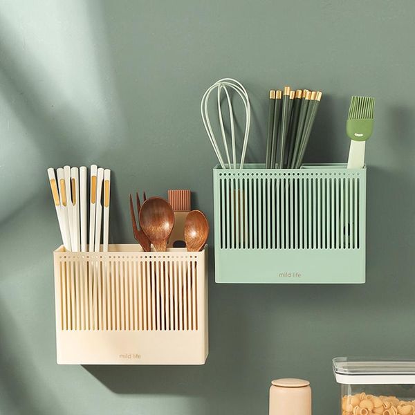 

kitchen storage & organization plastic shelving cutlery spoon fork box chopsticks drainer rack drain holder strainer stand tool shelf organi