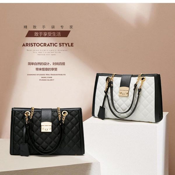 

chain fashion simple small flap bag women's designer handbag pu leather mobile phone shoulder parts & accessories, Black