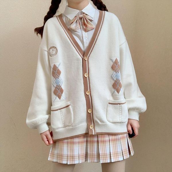 

women knitted coat button sweater up casual long sleeve v neck cardigans autumn winter clothes korean fashion kawaii, White;black