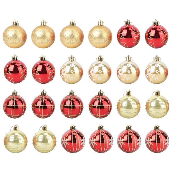 

party decoration 24pcs christmas hanging set scene layout props
