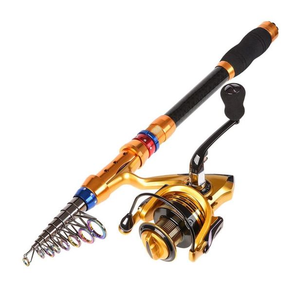 

boat fishing rods carbon fiber rod spinning and reel combo full kits equipment