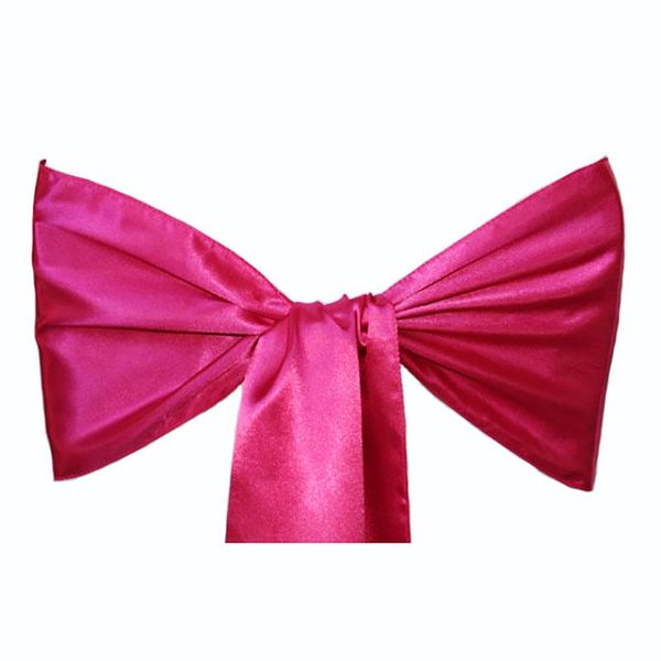 

satin chair sashes for wedding events party el banquet decoration sash tie bow