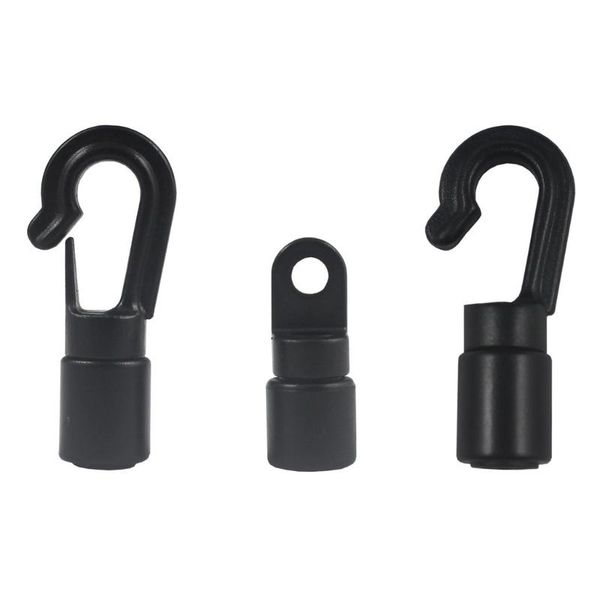 

10pcs/set cord hook bungee terminal end tabbed s hooks for 1/4" to use on kayaks accessories rafts/inflatable boats