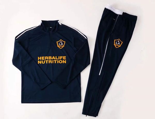 

2021 2022 la galaxy men soccer tracksuit 88 22 chicharito survetement football tracking suit maillots de foot chandal, Black