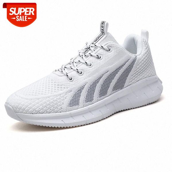 

summer korean fashion shoes flying woven breathable mesh outdoor leisure sports running men #a22e