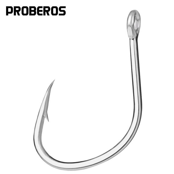 

saltwater fishing hook matte tin single hooks 1/0#-2/0#-3/0#-4/0#-5/0# high-carbon steel fishhook high strength