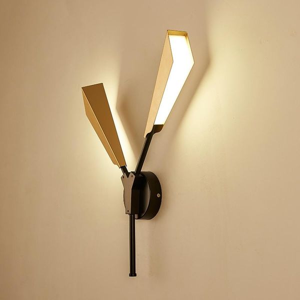 

wall lamp postmodern led bedside creative design bedroom indoor lighting living room decoration sconces light fixtures