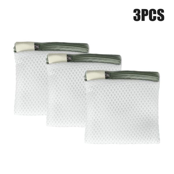 

3pcs laundry washing bag portable bra underwear sock detergent net mug-chan magnesium mini wash bags