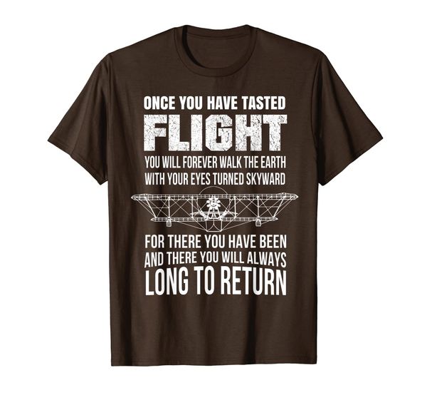 

Once You Have Tasted Flight Da Vinci T-Shirt Aviation Quote, Mainly pictures