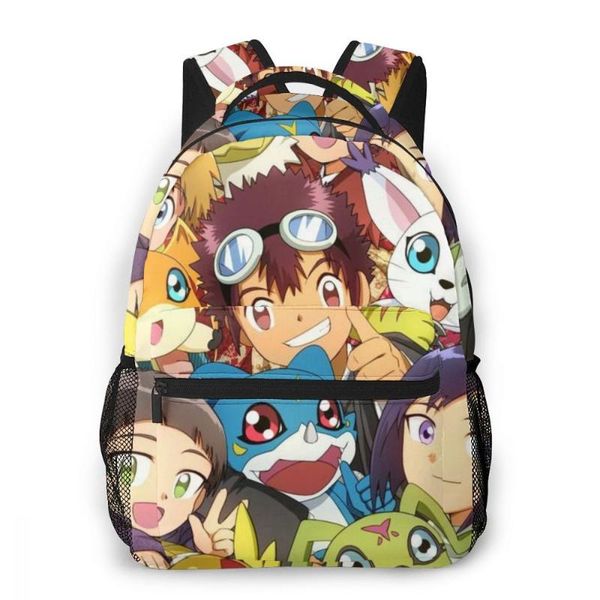 

backpack digimon for girls boys travel rucksackbackpacks teenage school bag