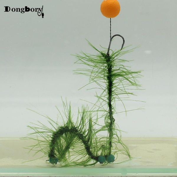 

fishing hooks 2pcs/pack carp hook link ready made hair rig line chod ronnie combi accessories terminal tackle 2 4 6 8