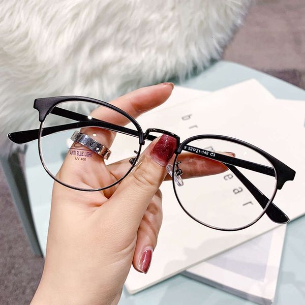 

semi 10209 metal spectacle frame blue light proof spectacles, Silver