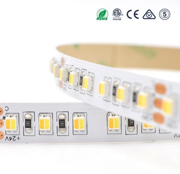 

strips [seven neon]dc12v 9.2w 120led/m white+warm white dual high brightness led smd 3528 flexible strip