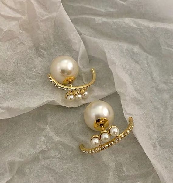 

designer earrings personality pearl for women 2021 new jewelry brand unique design gem earring cy0524 tassel design jewelry, Golden;silver