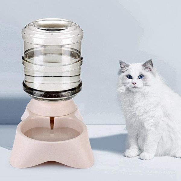 

3.8 l pet automatic feeder dog cat drinking bowl for feeding water dispenser cats dogs bowls & feeders