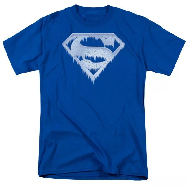 

superman ice and snow shield t-shirt dc comics sizes s-3x new, White;black